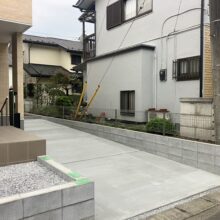 新築外構工事　No.2647の施工写真メイン