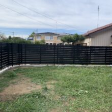 目隠しフェンス【フェンスAB YS3型】工事・立水栓設置　No.2653の施工写真3