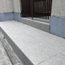 既存アプローチ改修工事　グレイスランド　タイル工事　No.2640の施工写真メイン