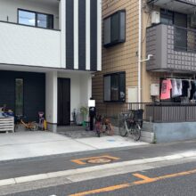 歩道の切り下げ工事　No.2643の施工写真1