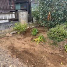 植栽伐採・抜根工事　No.2637の施工写真メイン