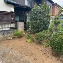 植栽伐採・抜根工事　No.2637の施工写真3