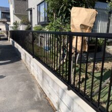 フェンス工事【LIXIL 縦格子フェンス ハイサモア】No.2665の施工写真3