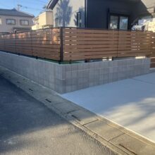 新築外構工事　No.2675の施工写真メイン