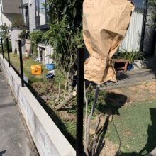 フェンス工事【LIXIL 縦格子フェンス ハイサモア】No.2665の施工写真2