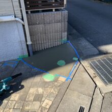 花壇撤去【駐車場拡張工事】外構リフォーム No.2674の施工写真メイン