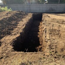 【土工事】　掘削工事　No.2673の施工写真3