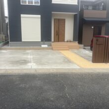 新築外構工事　No.2655の施工写真2