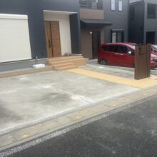 新築外構工事　No.2655の施工写真1