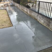【雑草対策】土間コンクリート工事　No.2654の施工写真1