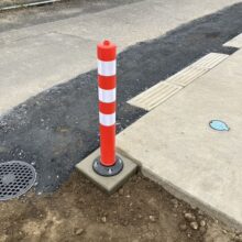 ポール及びポール下浸透桝　復旧工事　No.2667の施工写真1