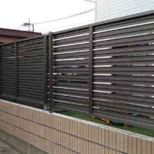 【三協アルミ シャトレナII 1型】目隠しフェンス工事 No.2677の施工写真1