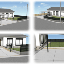 新築外構工事　No.2678の施工写真メイン