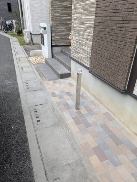 埼玉県さいたま市　【外構リフォーム】インターロッキング工事　No.2663