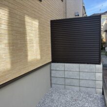 新築外構工事　No.2660の施工写真1