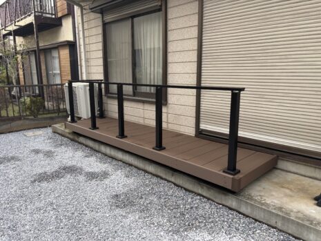 埼玉県幸手市　植栽撤去(伐採・抜根)　外構リフォーム工事　No.2661