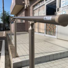 手摺り設置工事 No.2694の施工写真3