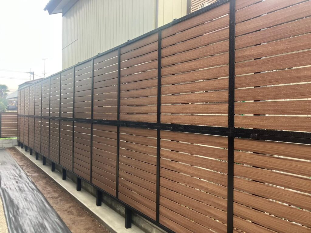 茨城県境町　目隠しフェンス【外構リフォーム】　No.2685