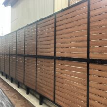 目隠しフェンス【外構リフォーム】　No.2685の施工写真メイン