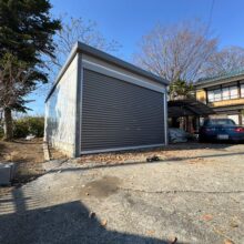 イナバ　ガレージ工事　【ガレーディア　GRN-3652S N 一般型 CS】　No.2701の施工写真2