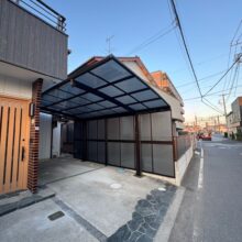 カムフィエース　車1台用　カーポート施工　No.2700の施工写真1