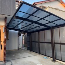 カムフィエース　車1台用　カーポート施工　No.2700の施工写真メイン