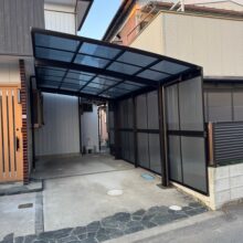 カムフィエース　車1台用　カーポート施工　No.2700の施工写真メイン