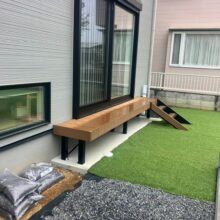 新築外構工事　No.2697の施工写真1