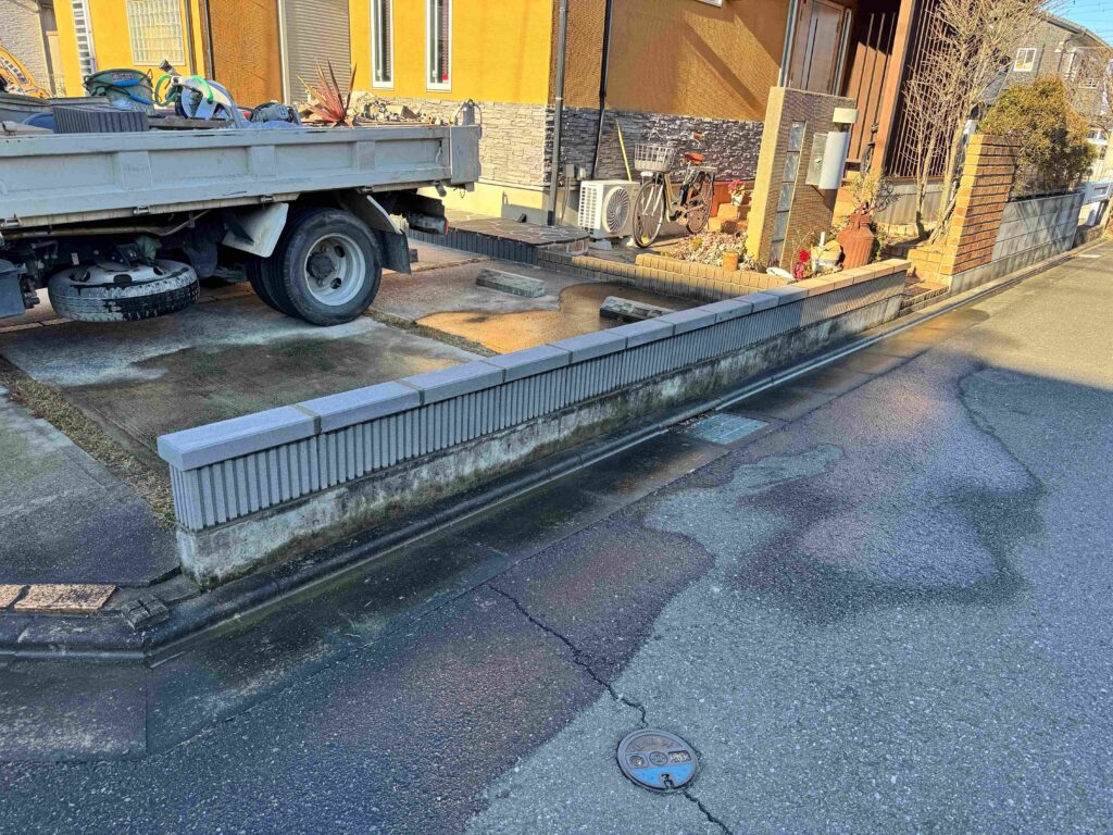 埼玉県川越市　リフォーム外構工事【保険案件】　No.2698