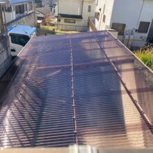 カーポート波板屋根交換工事 階段手摺り工事 No.2689の施工写真3