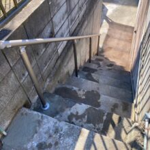 カーポート波板屋根交換工事 階段手摺り工事 No.2689の施工写真1