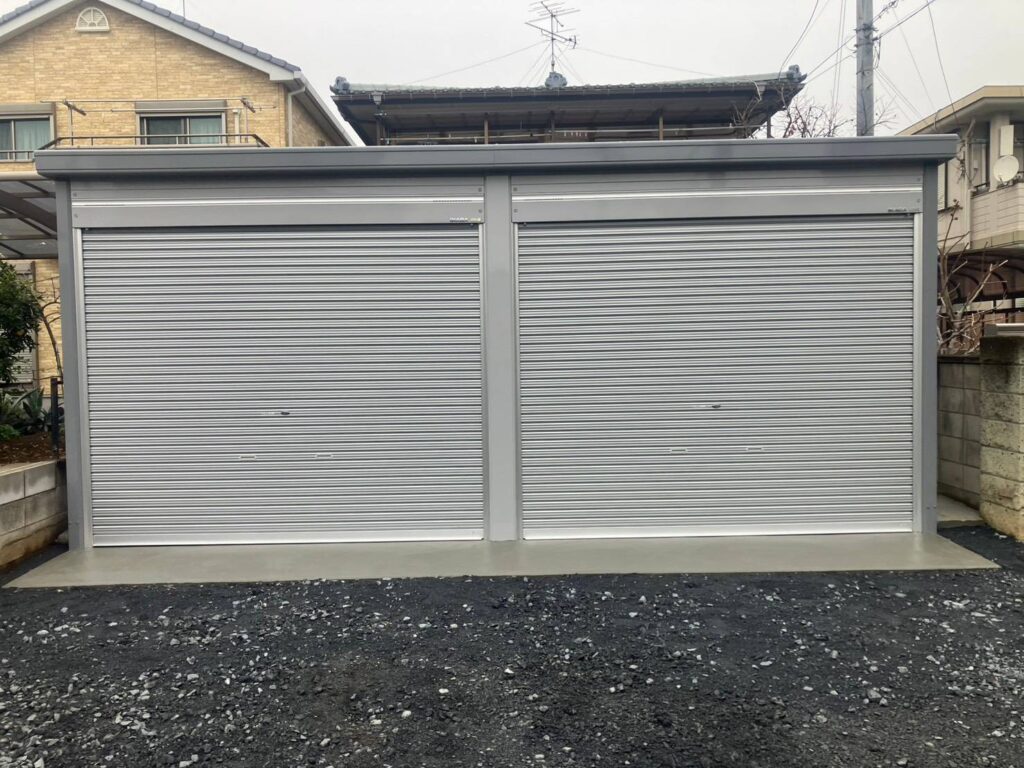 埼玉県春日部市　ガレージ工事【GRN-3162HL-2 N 一般型】　No.2708