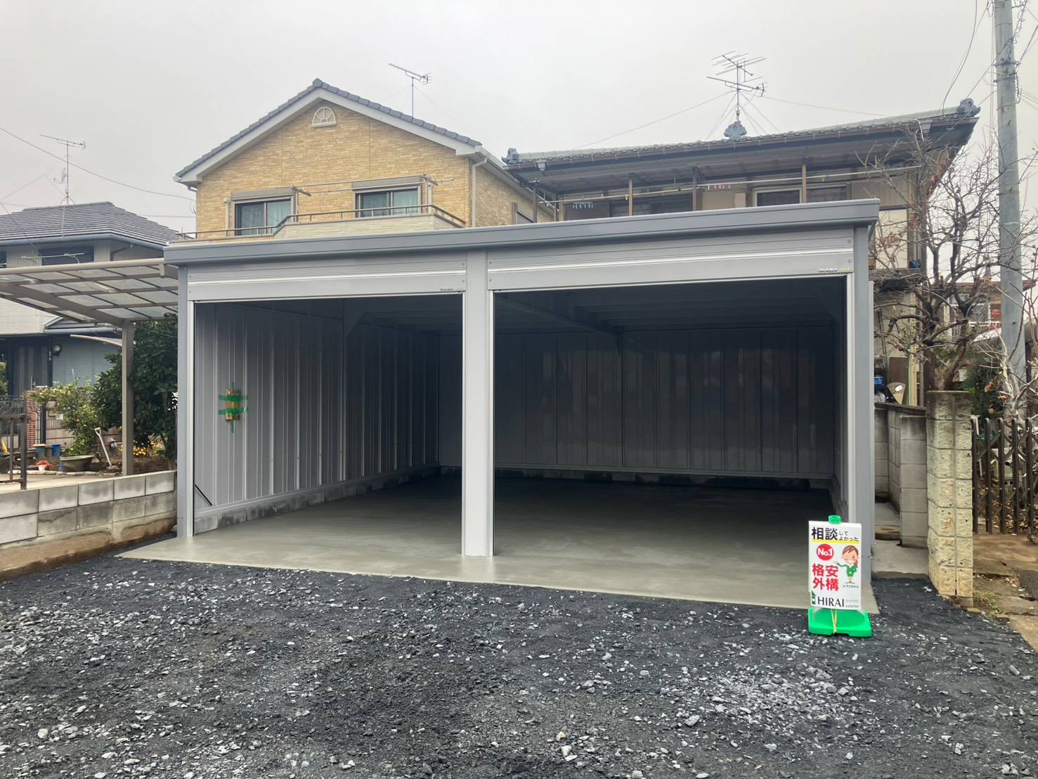 ガレージ工事【GRN-3162HL-2 N 一般型】 No.2708 - 埼玉の外構工事