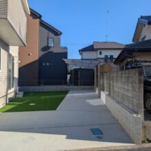 新築外構工事　No.2696の施工写真メイン