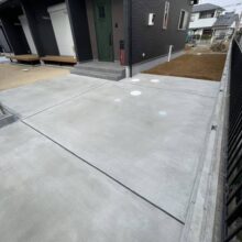 新築外構工事　No.2687の施工写真1