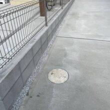 新築外構工事　No.2687の施工写真3