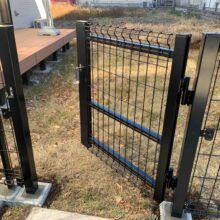 ユメッシュフェンスHR型門扉設置　No.2707の施工写真メイン