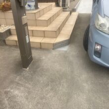 駐車場増設　【土間コンクリート】工事　No.2693の施工写真1