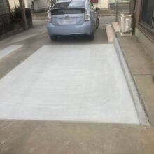 駐車場増設　【土間コンクリート】工事　No.2693の施工写真2