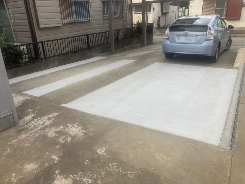 埼玉県幸手市　駐車場増設　【土間コンクリート】工事　No.2693