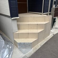 駐車場間口拡張工事　No.2702の施工写真3