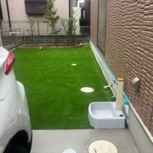 人工芝工事 No.2716の施工写真3