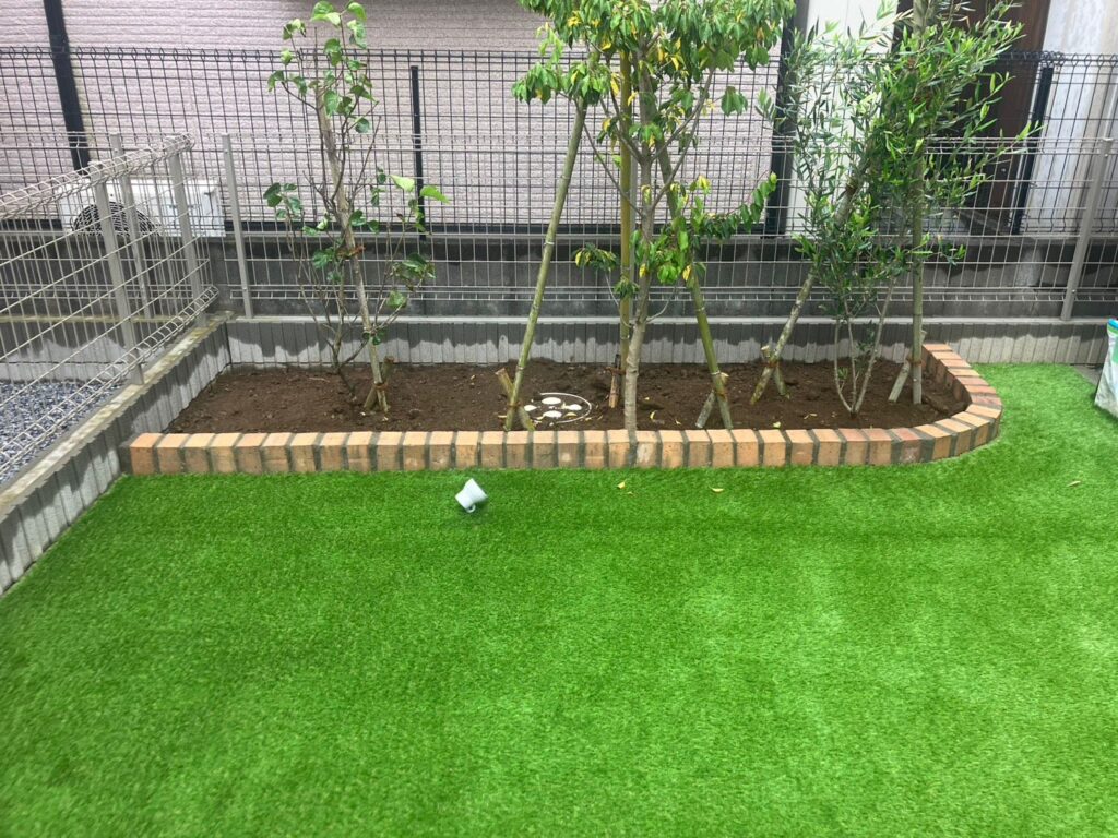 埼玉県上尾市　人工芝工事　No.2716