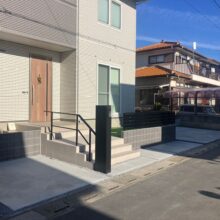 新築外構工事　No.2727の施工写真メイン