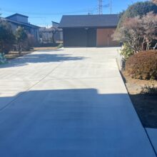 【雑草対策・駐車場工事】土間コンクリート工事　No.2734の施工写真メイン