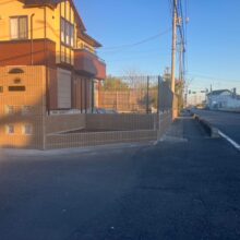 事故で破損したブロック塀・フェンスの修繕工事　No.2725の施工写真メイン