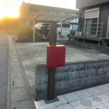 機能門柱設置 No.2723の施工写真1