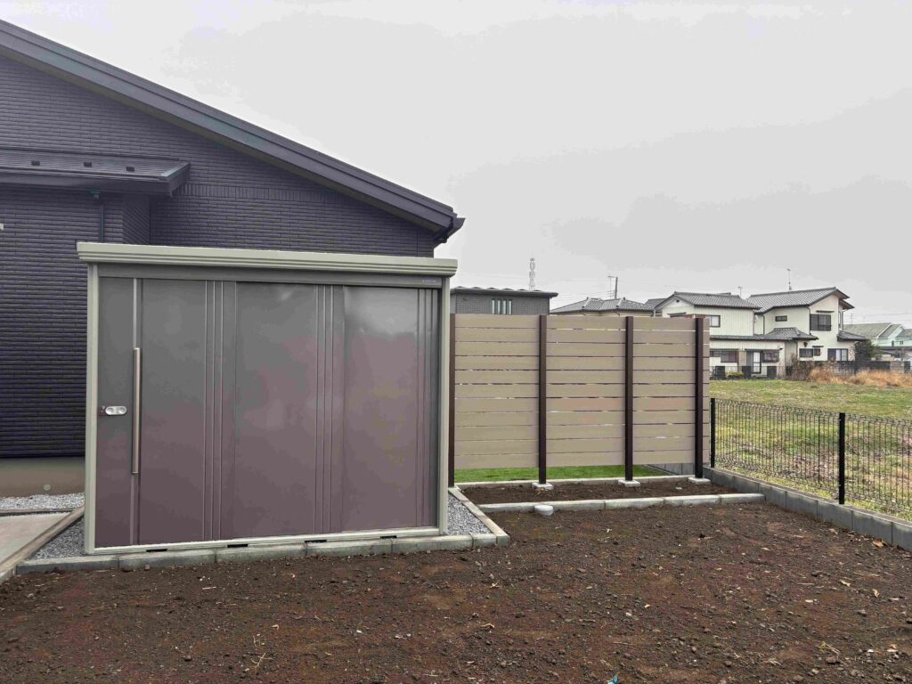 【久喜市】　新築外構工事　No.2714