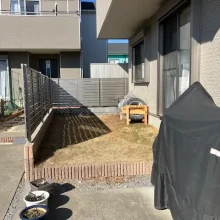 目隠しフェンス施行　フェンスAB  YS３型（外構リフォーム）No.2740の施工写真1