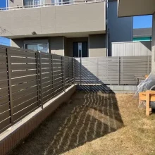 目隠しフェンス施行　フェンスAB  YS３型（外構リフォーム）No.2740の施工写真メイン